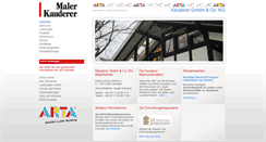 Desktop Screenshot of maler-cannstatt.de