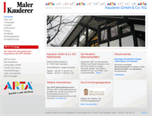 Tablet Screenshot of maler-cannstatt.de